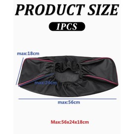 JEXOWIQ Winch Covers, Cover for Winch, Protective Cover, Winch, 8,000-17,500 lbs Capacity, Trailer SUVs, UV-Resistant, for Most Electric Winches