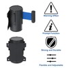 sourcing map Fixed Wall Mount Retractable Belt Barrier, 16.4 ft