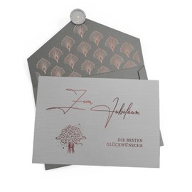 Joli Coon Anniversary Congratulations Folding Card with Envelope and Wax Seal – Anniversary Card