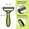 Pet grooming comb for dogs & cats,double-sided stainless steel hair