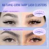 Pawotence Natural Lash Clusters Kit Eyelash Clusters 10-16mm Fairy Cluster