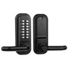 Outdoor Keyless Lock with Adjustable Deadlatch 2-3/8'' and 2-3/4'',Mechanical Combination