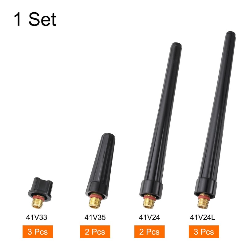 sourcing map 10pcs TIG Back Cap 41V24L 41V24 41V35 41V33