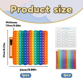 Multiplication Tables for Kids, Times Table Poppet 12x12, Times Tables, Times Table,Times Tables, Pop Up Times Tables Toy, Fun Math Games for Kids, Making Learning Enjoyable