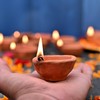 SHYAMVUN Mitti Ka Diva - Diyas per Pooja - Argilla