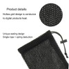 DFV mobile - Universal Nylon Mesh Pouch Bag with Chain