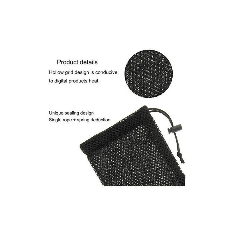 DFV mobile - Universal Nylon Mesh Pouch Bag with Chain