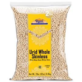 Rani Urid/Urad Gota White (Matpe Beans Skinless) Indian Lentils 32oz (2lbs) 908g ~ All Natural | Gluten Friendly | Non-GMO | Kosher | Vegan | Indian Origin