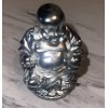 Real 999 Fine Silver Statue 2.36 inch HBuddha Carry Yuanbao
