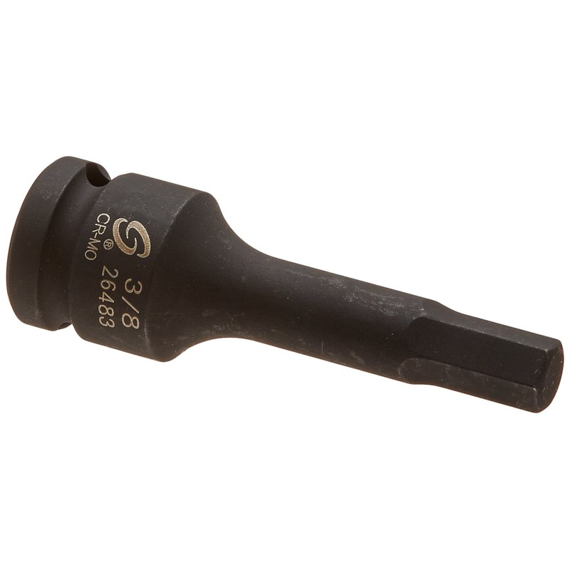 SUNEX TOOLS 26483 1/2-Inch Drive 3/8-Inch Hex Impact Socket
