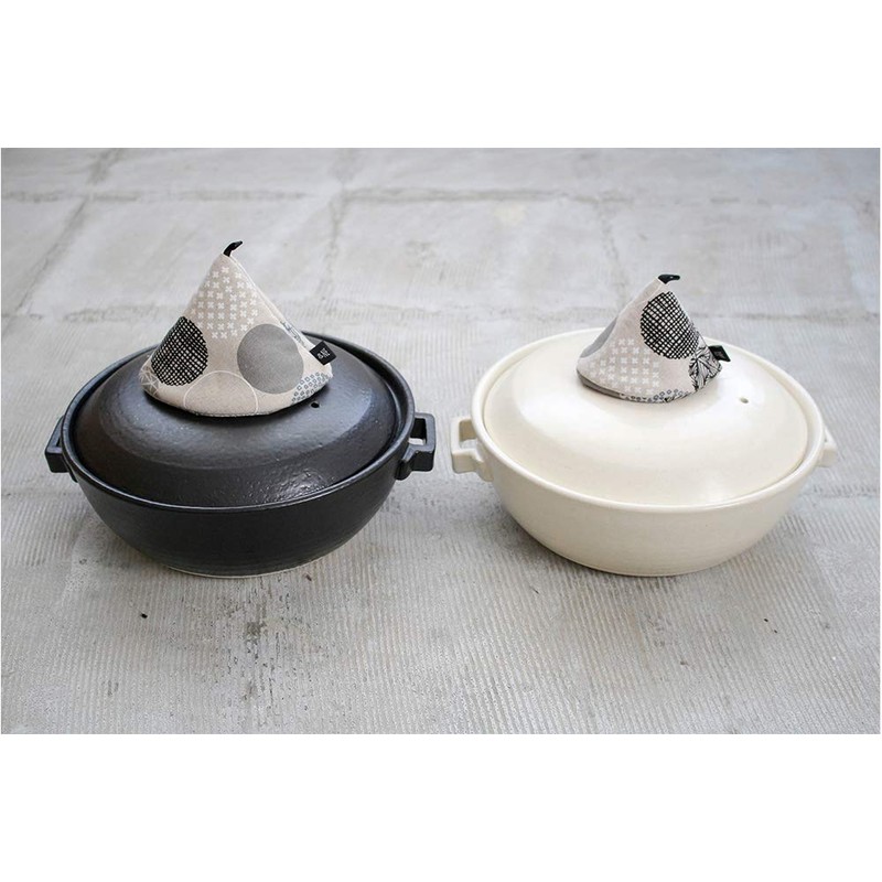 &NE NHK-069-KSBK Large Triangle Potholder, Koshi Black