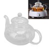 680ml Glass Teapot with Filter Heat Resistance Transparent Tea Kettle