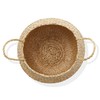 Casafield Seagrass Belly Storage Basket Planter with Handles - Large,