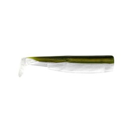 Fiiish Black Minnow Fishing Lure Bodies - Kaki White, Size 90