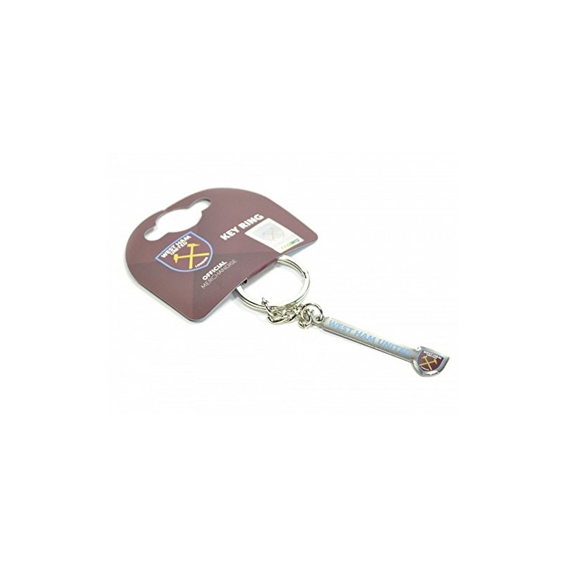West Ham United FC West Ham Text Keyring, Adults, Unisex,