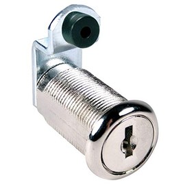 Disc Tumbler Cam Lock, Nickel, Key C420A