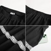 Kate Kasin Black Long Skirt for Women Tiered Maxi Skirt