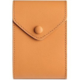 Libra-] Card Case, Large Capacity, Men's, Women's, Genuine Leather, Card Slots, 02 Vertical/Brown