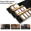 yeuk Spice Drawer Organizer,48 Pack free Combination Drawer Spice Organizer,Transparent