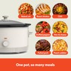bella 6.0 Qt Manual Slow Cooker, EverGood™ Ceramic Nonstick Coating,