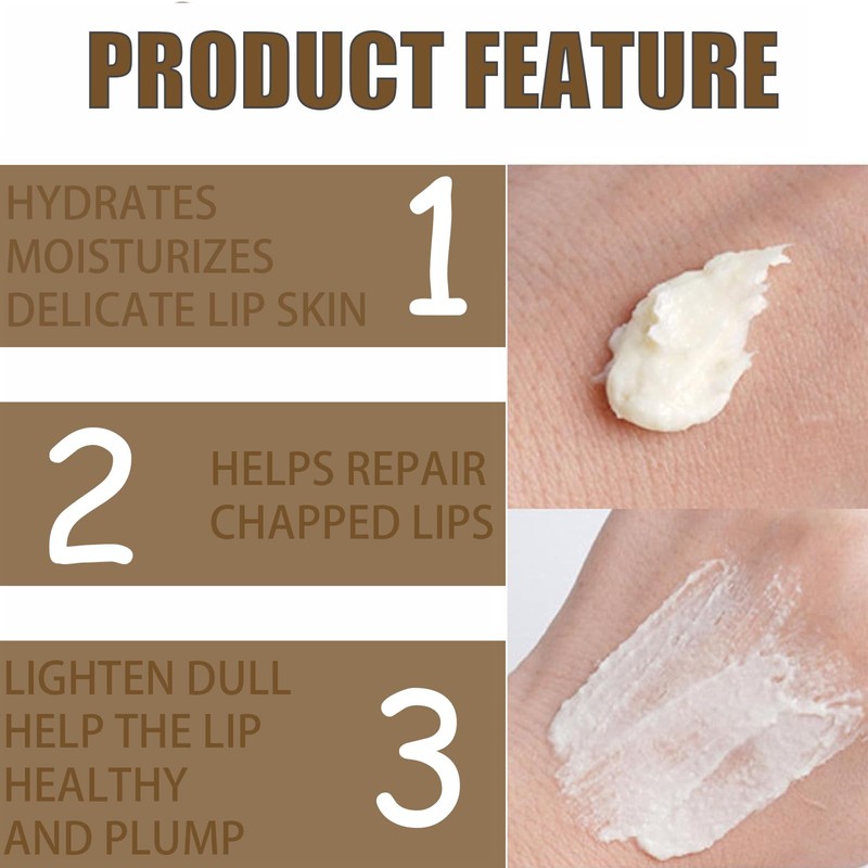Moisturizing Lip Exfoliator and Lightening Scrub - Removes Dead Skin,