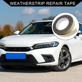 Hihaha Weatherstrip Tarpaulin Repair Tape/Outer Leak-Proof Tent Awning Tape Tear Resistant Tape for Truck RV Car/Durable EVA Foam 0.98"x0.02"x32.81ft / 1 Pc Yellow