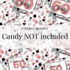Confetti Rose Gold Polka Dot 60th Birthday Party Mini Chocolate