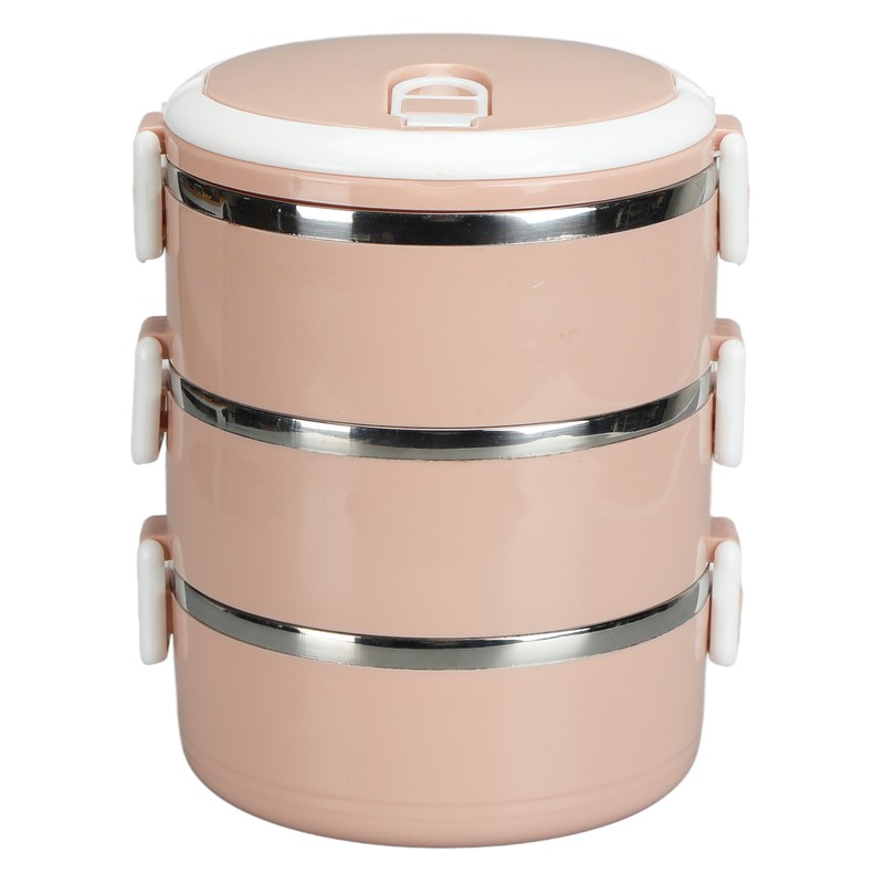 Portable 304 Stainless Steel Bento Lunch Box Thermal Cylinder Lunch