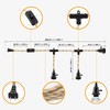 LYOOWNG 3 Light Plug in Pendant Light Cord, 25FT Hanging