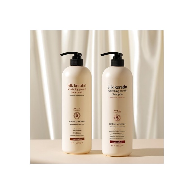 Abka [1+1] Silk Keratin Protein Large Volume Treatment 1,000ml /