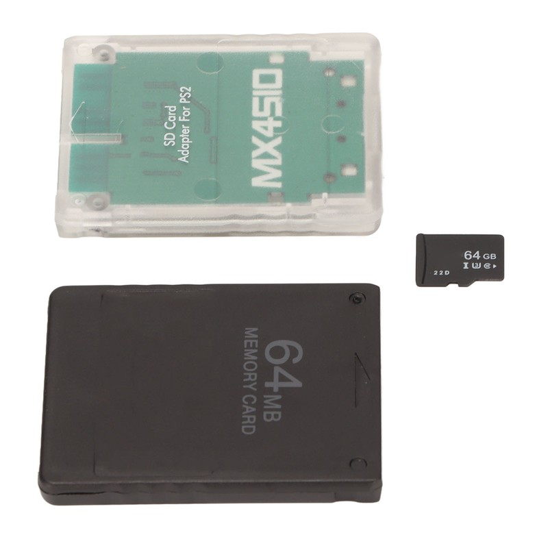 Memory Card Reader Stable Replacement Memory Card Adapter with 64G