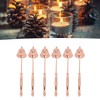 6pcs Candle Extinguisher Rose Gold Rotatable Bell Shaped Candle Extinguisher