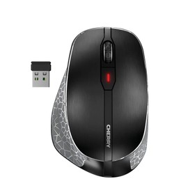 CHERRY DW 9500 SLIM Wireless Desktop Keyboard and Mouse Combo, Extra Flat Thin Design with Ergo Friendly Mouse Companion. Bluetooth or USB Receiver.