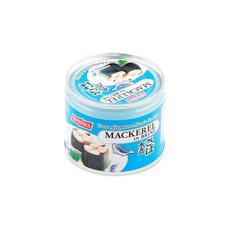Japanese Nissui Mackerel in Brine 6.7 OZ | Pack of