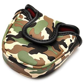 Golf Putter Cover - Magnetic Mallet Odyssey 2 Ball Tailor Maid Spider Putter Camo Camo (Green)