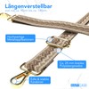EAZY CASE - Adjustable Bag Strap, Replacement Strap for Handbags,