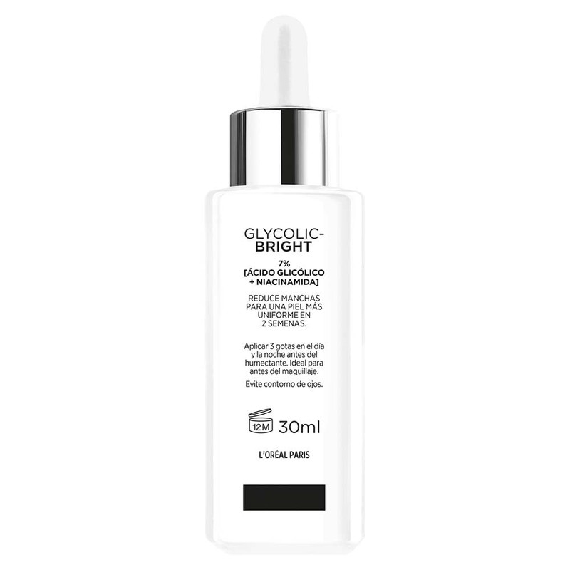 L'Oréal Paris Sérum Anti-manchas Glycolic Bright con Ácido Glicólico y