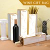 Fingertip WD 20 Pack Wine Gift Bag with Handles and