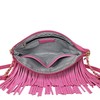 Solene Fringe Crossbody Shoulder Bag with Strap, Tassel Messenger bag,