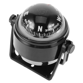 SUPVOX Adjustable Car Compass for Boats and Vehicles Easy Install Dashboard Navigation Tool for Trucks Atvs and Watercraft Travel Enthusiasts