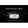 EdisonBright Nitecore NU25 UL 400 Lumen Dual Beam Light Weight