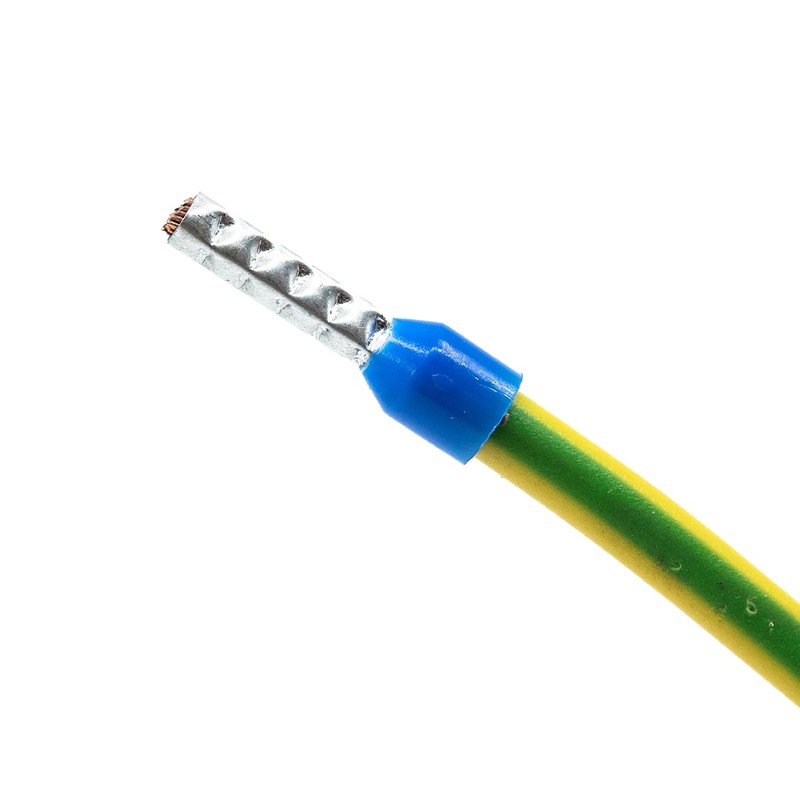 100 Stück ERKO Aderendhülsen, Aderquerschnitt 2,5 mm2 Länge 8 mm