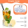 LPAMABA Pack of 120 20 mm Plastic Ice Cubes Plastic