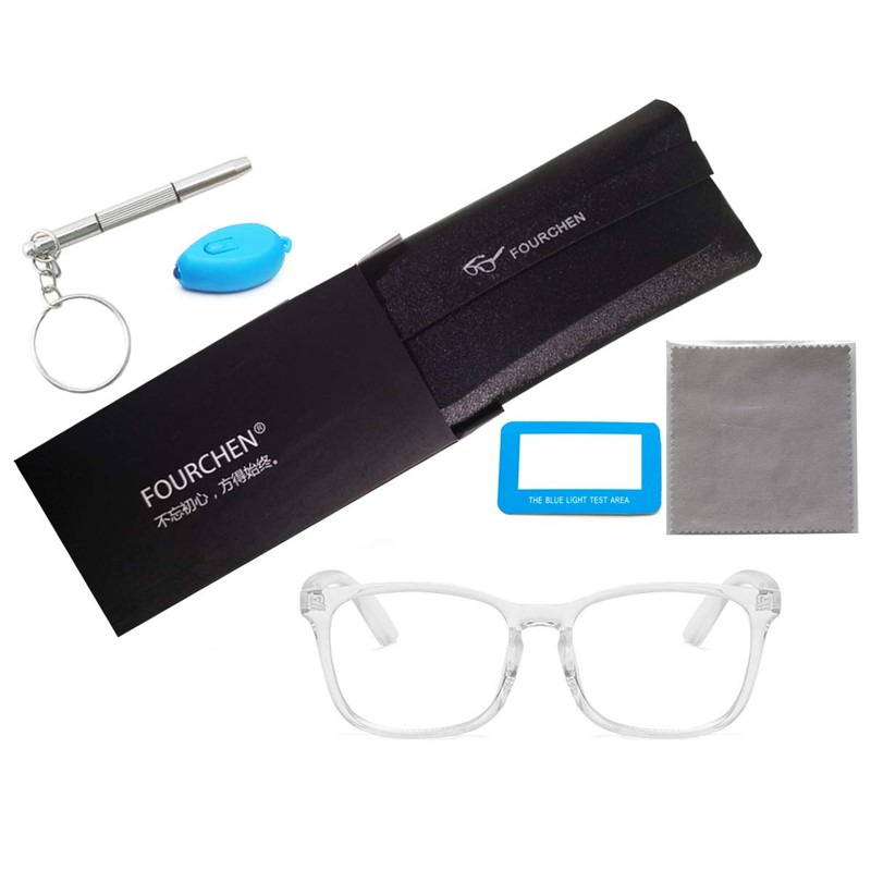 FOURCHEN Blue Light Filter blue light blocking glasses Men/Women Computer