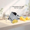 Rallador de Queso Multipropósito, Inoxidable Rollador Verduras Espiral, Rallador de