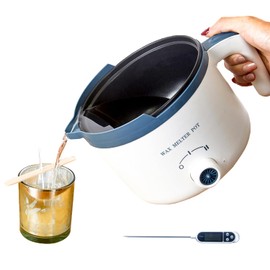 Ksedcon Candle Melting Pot, Electric Wax Melter for Candle Making with Pouring Spout, Non-Stick Small Candle Making Pouring Pot