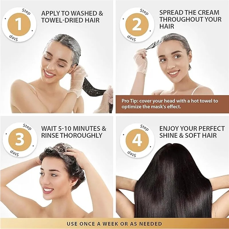 Collagen Repairing Mask For Hair Care