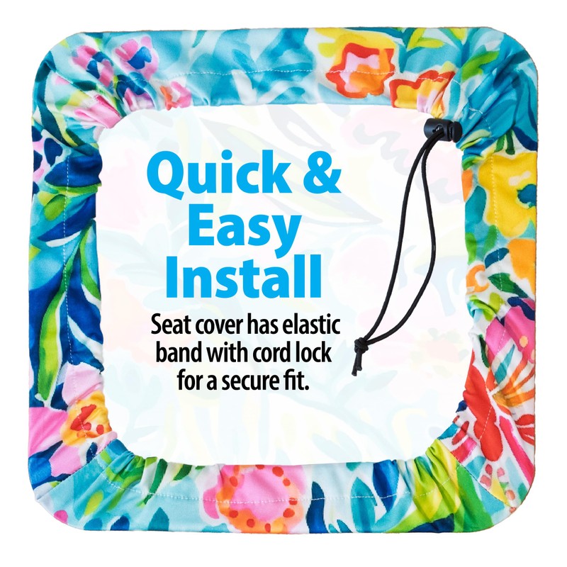 Top Glides Universal Rollator Walker Seat and Backrest Covers (Butterflies)