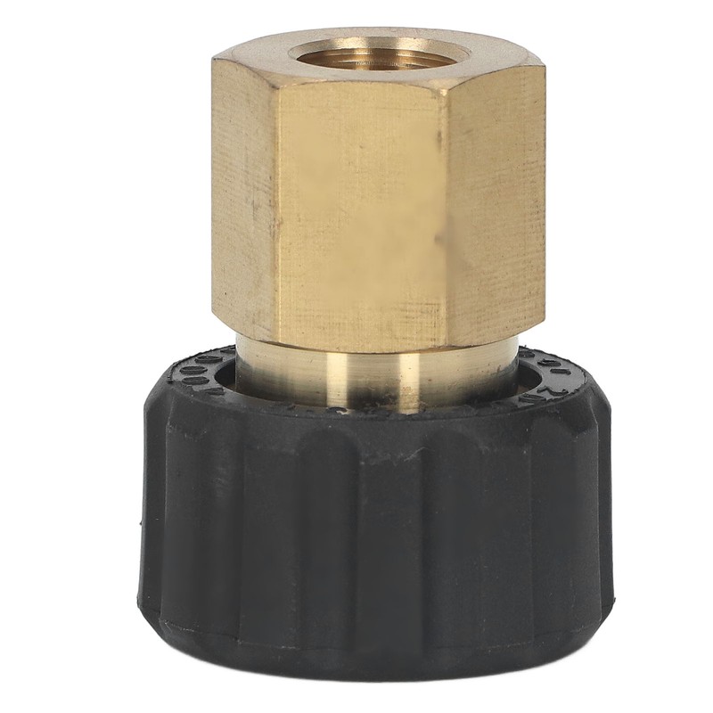 Pressure Washer Adapter Brass Rubber Anti Corrosion G1/4in to M22