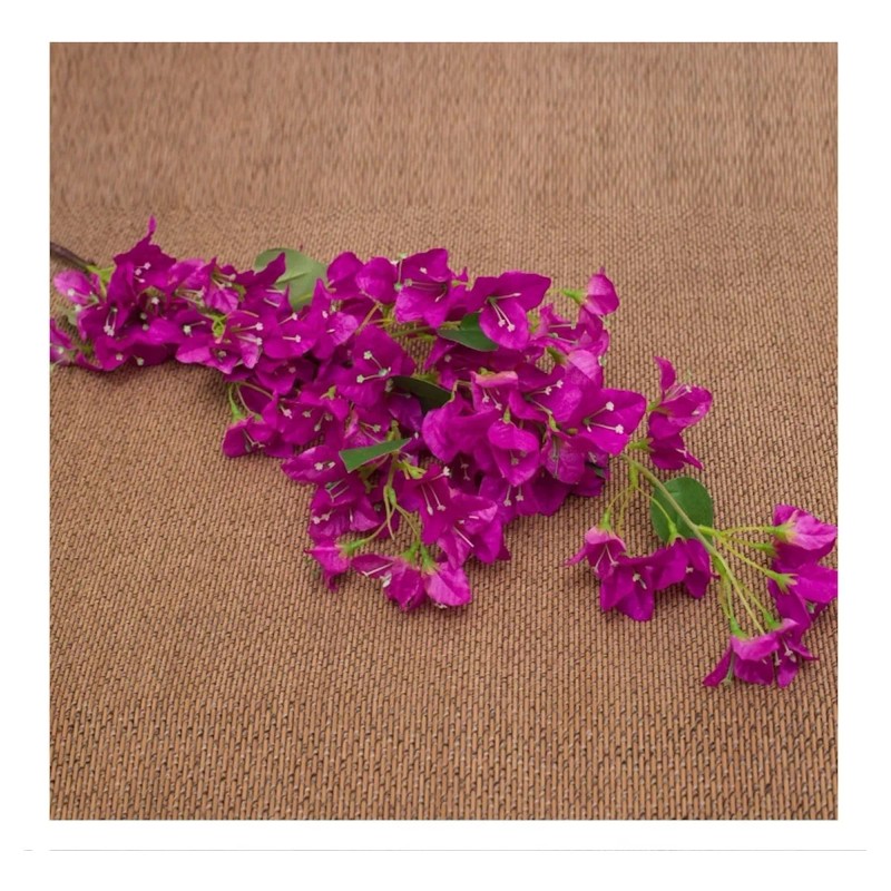 TENDER LIHOME Rama Bugambilia Vara Decoración Flores Artificiales 1.2 Mts